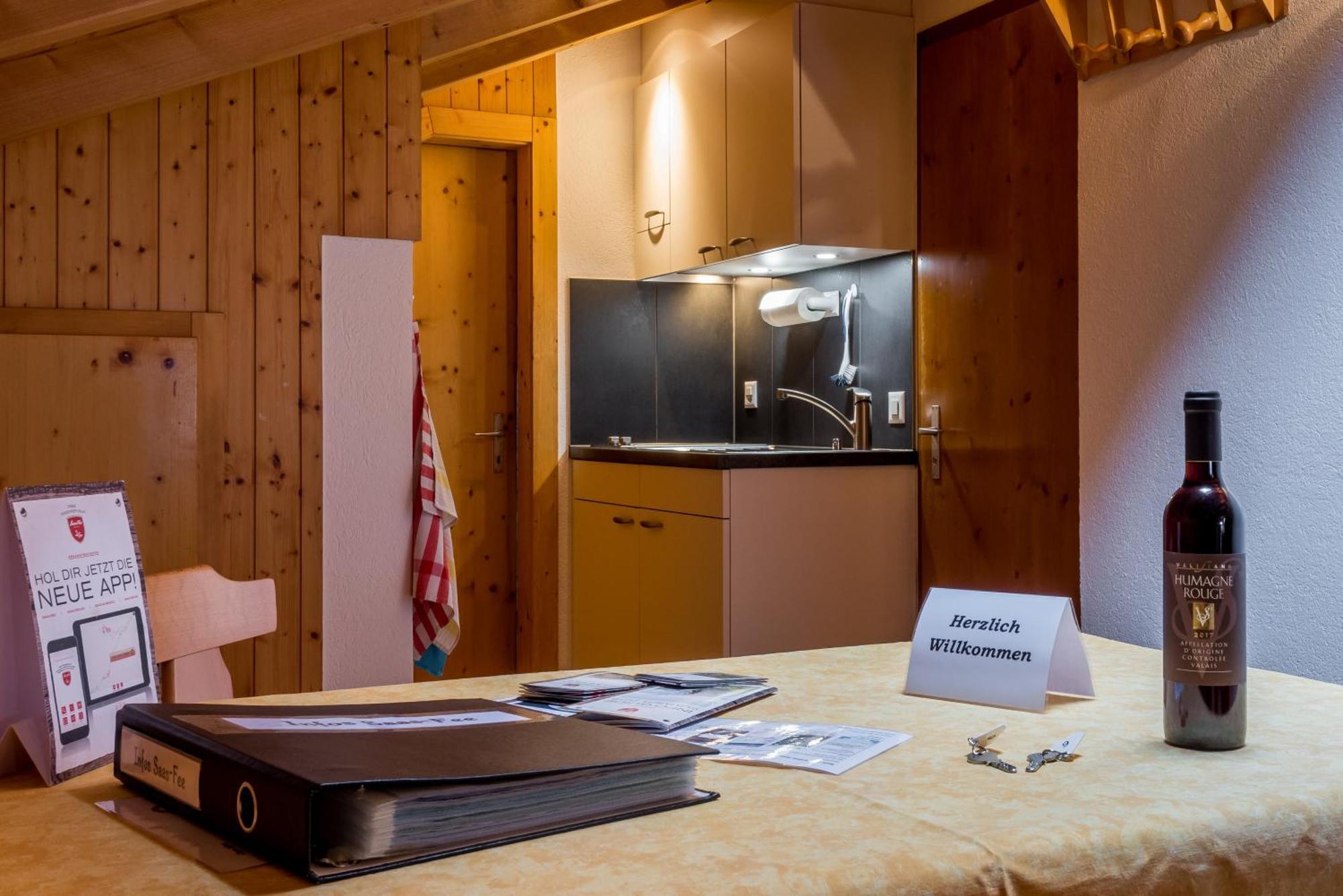 Haus Avalanche Lägenhet Saas Fee Rum bild